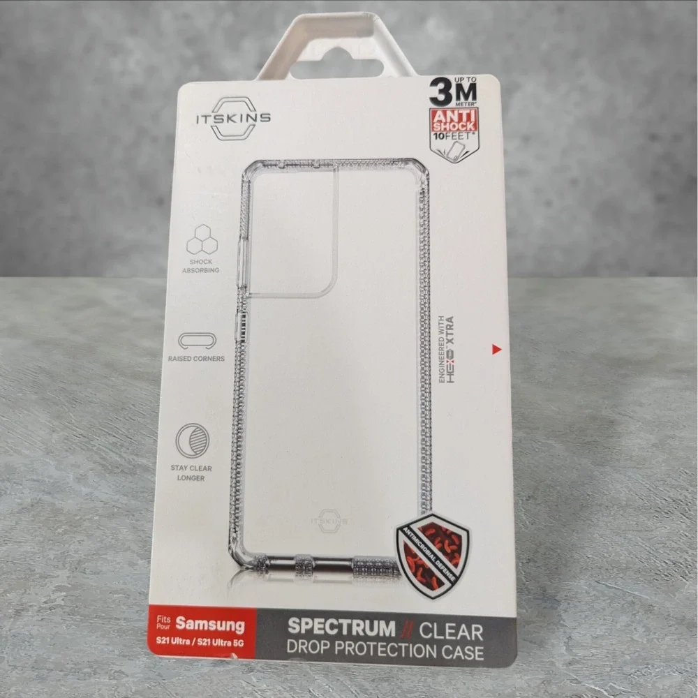 T2 Itskins Spectrum Clear Case for Samsung Galaxy S21 Ultra 5G